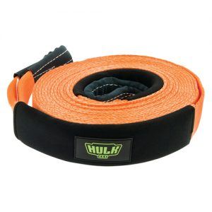 8t orange snatch strap coiled tight | Featured image for 8T Snatch Strap.